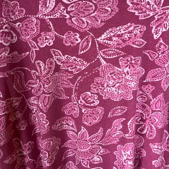 FREE PEOPLE 100% Cotton Relaxed Floral Paisley Tee XS - Picture 4 of 9